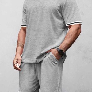 simple 2 piece tracksuit set