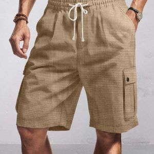 essential cotton cargo shorts